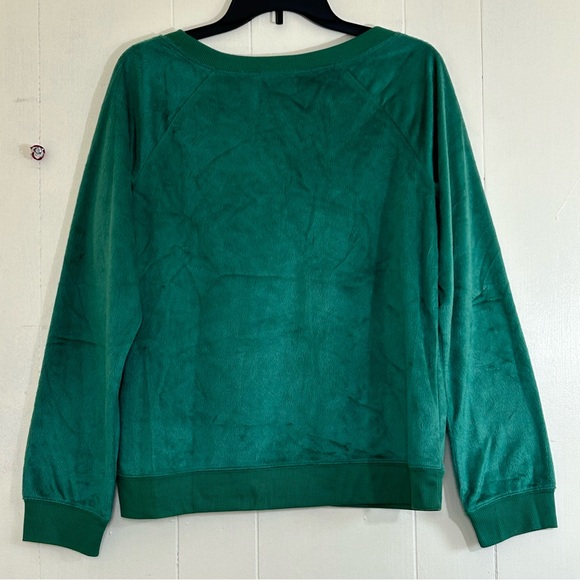 Harry Potter NEW Cozy Soft Lounge P.J Green Long Sleeve Sleepwear Top Size Large - Picture 3 of 9